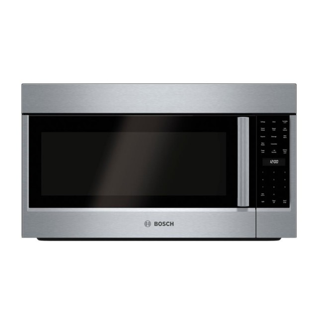 Bosch HMV8053U 800 Series 30 in. 1.8 cu. ft. Over the Range Convection Microwave in Stainless Steel